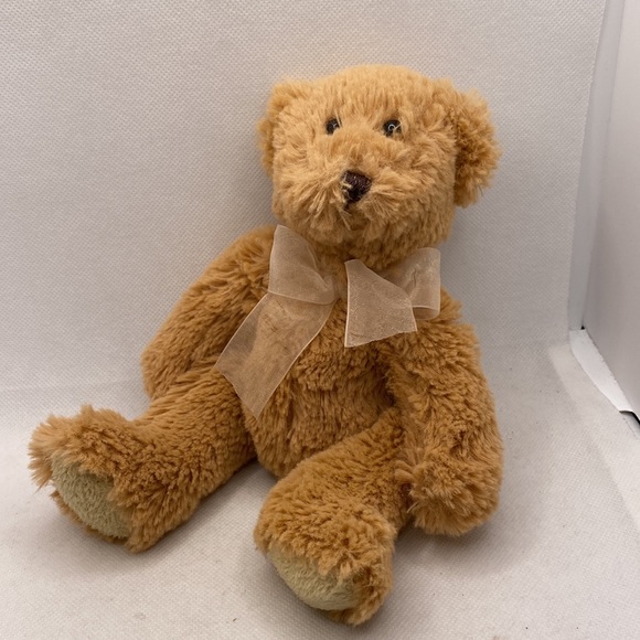 First & Main Lil’ Dean 1792 Beanie Plush Stuffed Teddy Bear 8” Brown Toy - Picture 8 of 8
